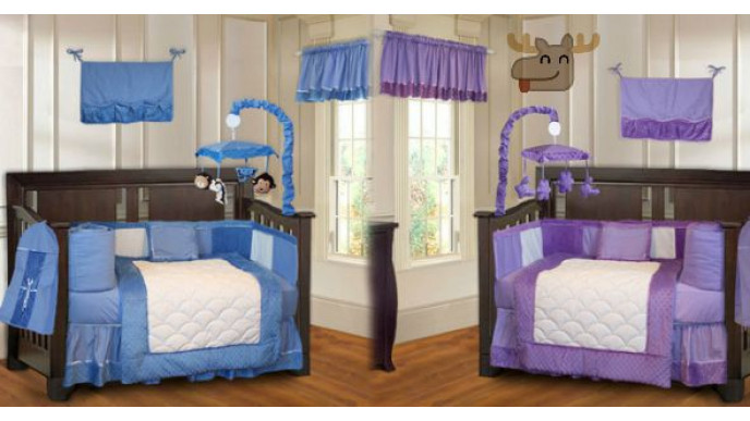 BabyFad 10 Piece Crib Bedding Set With Musical Mobile Was $185 | Now $90 + Free Shipping @ Shop.ca