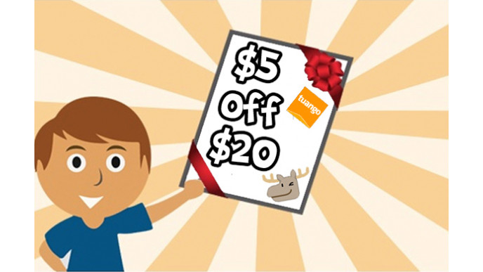 EXCLUSIVE Tuango Coupon: Save $5 off $20!