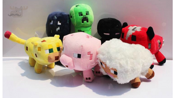 Minecraft Set of 7 Plushies only $20.99 & Free Shipping @ Amazon.ca!  * HOT *