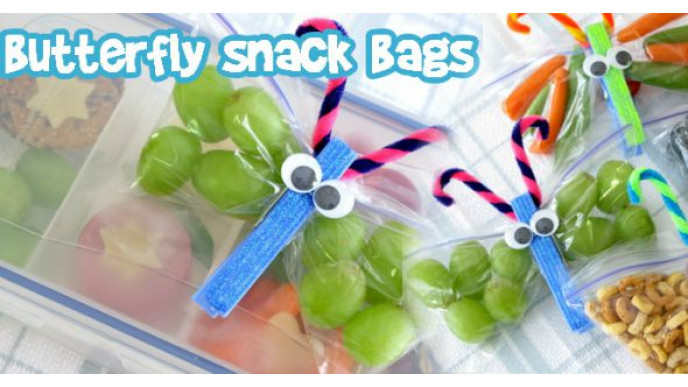 Fun & Frugal Butterfly Snack Bags