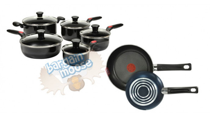 Best Buy Canada: $350 Off 10-Pc T-Fal Ergo Grip Cookware Set + Bonus Fry Pan Set - $110 Today Only (EXPIRED)