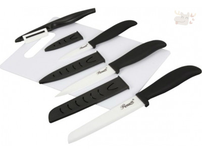 (57% off) Rosewill 5 Piece Ceramic Knife & Cutting Board Set now only $30 & Free Shipping @ eBay/Newegg! 