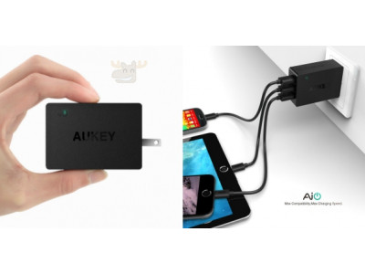 Amazon.ca: Aukey 42W 3-Port USB Wall Charger Only $18 & No Tax & Free Shipping (EXPIRED)