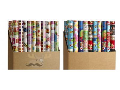 Wow! 50 Rolls of Gift Wrap for $22 inc Canadian Shipping @ Amazon UK ($0.44 per roll!) (EXPIRED)