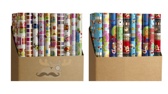 Wow! 50 Rolls of Gift Wrap for $22 inc Canadian Shipping @ Amazon UK ($0.44 per roll!) (EXPIRED)