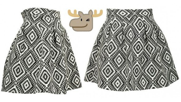 Tribal Print Skirt Was $90 | Now $31 + Free Shipping @ Le Caniche Noir Canada