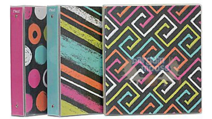 Staples Canada: Mead Shape It Up Casemade Binder Was $7 | Now $1.74