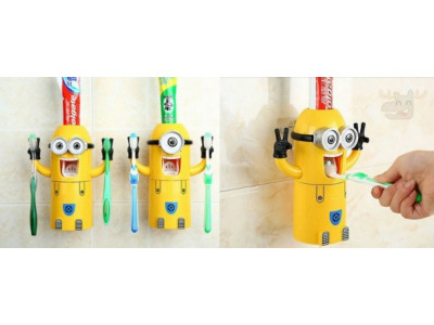 Minions Automatic Toothpaste Dispenser only $13.27 & Free Shipping! 