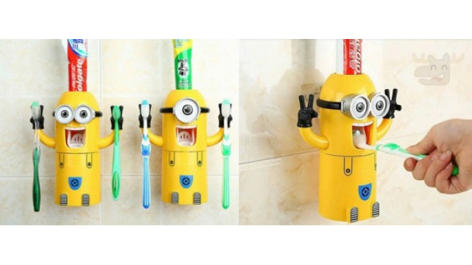 Minions Automatic Toothpaste Dispenser only $13.27 & Free Shipping!