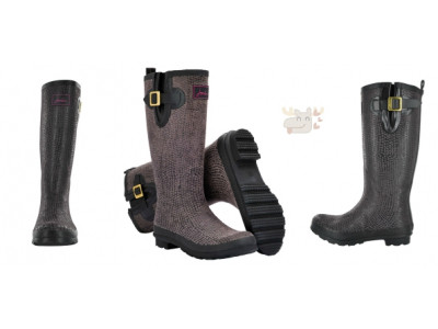 Town Shoes: Joules Black Snake Rain Boots Were $115 | Now $35 (EXPIRED)