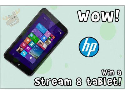 Bargainmoose Contest: Win a Stream 8 Tablet & Case From HP!