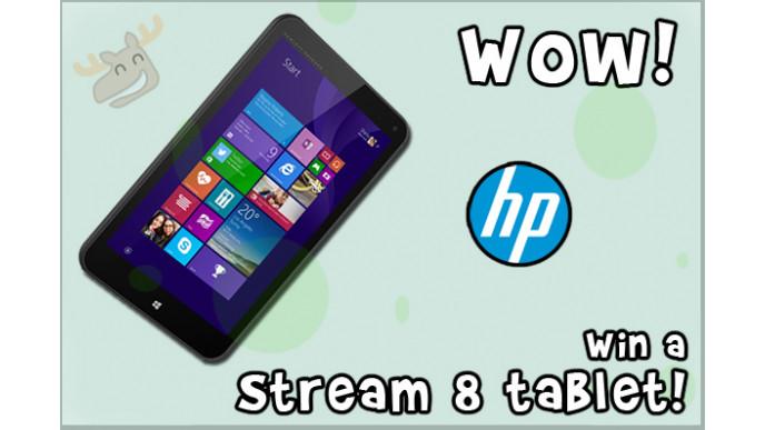 Bargainmoose Contest: Win a Stream 8 Tablet & Case From HP!