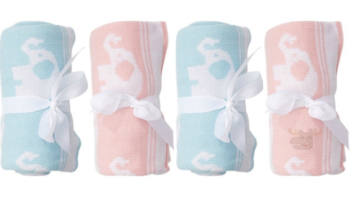 66% Off Shadow Elephant Baby Blankets Was $30 | Now $10 @ Chapters Indigo