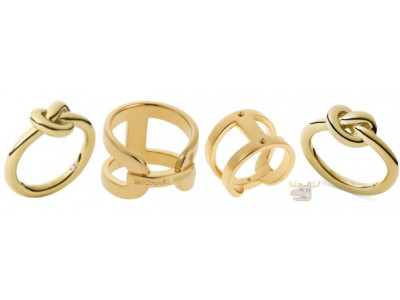 Michael Kors: Maritime Link & Gold-Tone Knot Rings Were $115 | Now $57.50 & Free Shipping