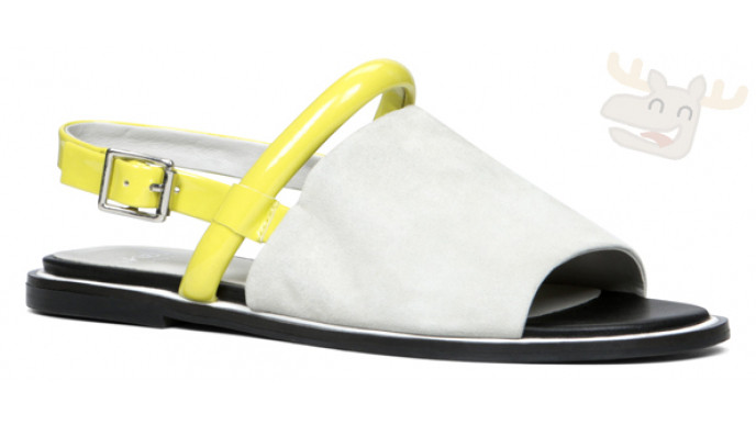 (Save 73%!) Shellys London Salvant Suede Flat Sandals now only $30 @ Little Burgundy Canada