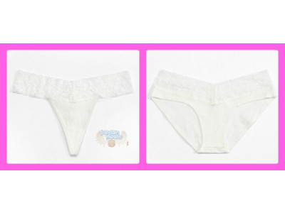 Only $2.25!! Cotton & Lace Hipster & Free Shipping @ Garage Canada