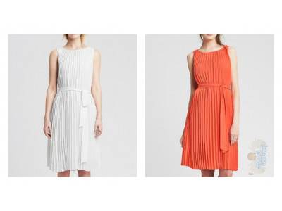 Banana Republic: 85% Off Pleated Tie-Front Dress Was $175 | Now $26 & Free Shipping (EXPIRED)