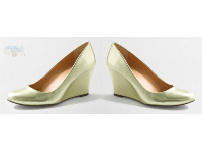 90% Off J. Crew Factory Metallic Wedges Were $118 | Now $12.49 & Free Shipping (EXPIRED)