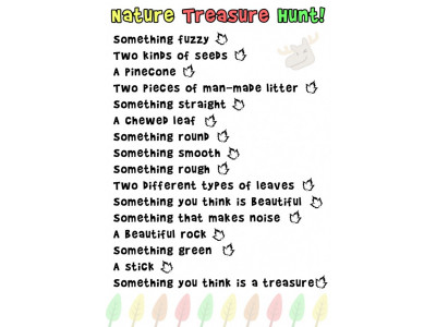 Free Printables: Nature Scavenger Hunt!