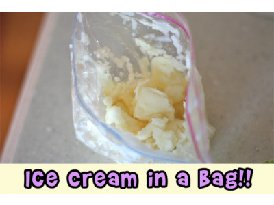 Fun & Frugal: Ice-Cream in a Bag! 