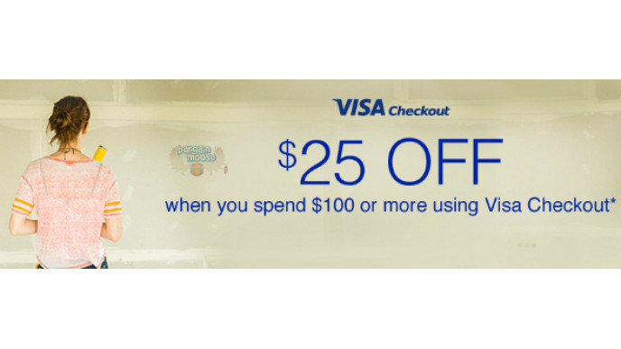 Lowe's Canada: $25 off $100+ with Visa Checkout & $10 Off $100 Coupon - Total $35 Discount