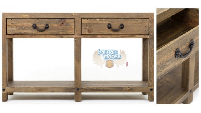Wicker Emporium Canada: Stonemill Reclaimed Pine Console Table Was $1200 | Now $600 & Free Shipping (EXPIRED)