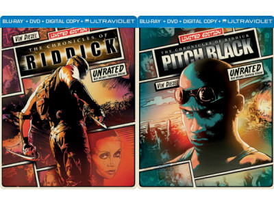 Amazon Canada: The Chronicles of Riddick & Pitch Black Blu-Ray Steelbooks - Under $5 Each