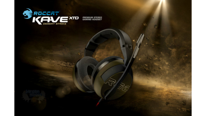 NCIX.com: Roccat Kave XTD Desert Strike Gaming Headset Was $90 | Now $40 & Free Shipping