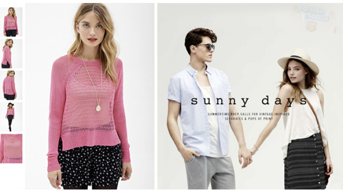Forever 21 Canada: Up to 78% off Sale Stuff, Items From $3.99 & Free Shipping, No Minimum TODAY Only! (EXPIRED)