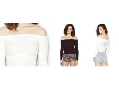 Garage Canada: Ribbed Juliette Tee Was $25 | Now $7 & Free Shipping