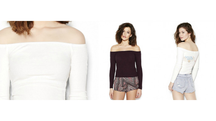 Garage Canada: Ribbed Juliette Tee Was $25 | Now $7 & Free Shipping