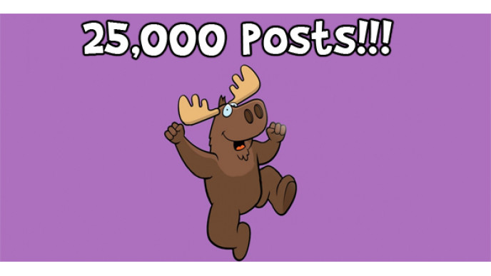 Happy 25,000th Post to Us!