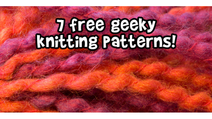 7 Free Geeky Knitting Patterns! 