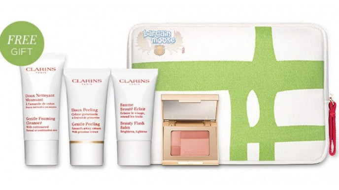 Get a Free 5 Piece Gift Set With Any Purchase Today @ Clarins.ca (EXPIRED)