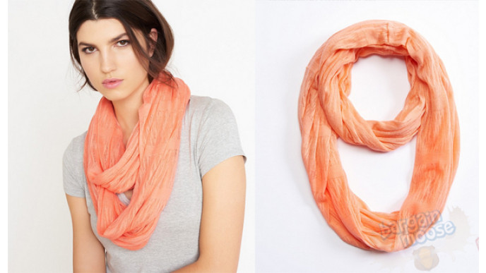 (73% Off) Dynamite Lightweight Eternity Scarf only $5.60 & Free Shipping! (EXPIRED)