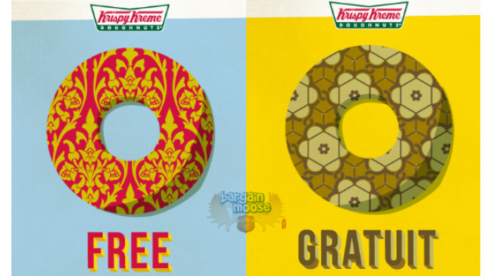 Free Doughnut Of Your Choice For National Doughnut Day (Friday June 5th) @ Krispy Kreme Canada (EXPIRED)
