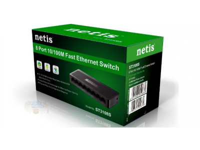 NETIS 8 Port Ethernet Switch Was $30 |Now $10 & Free Shipping @ Newegg