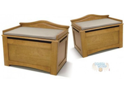 Stork Craft Solid Wood Cushioned Toy Box Was $140 | Now $80 + Free Shipping @ Sears.ca