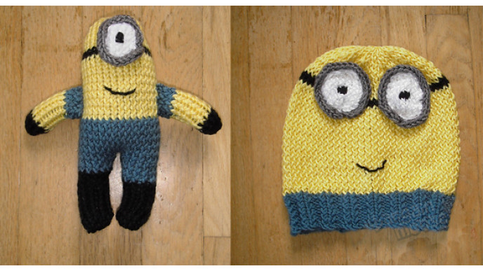 Knitters! Get Free Minion Hat & Toy Knitting Patterns Here