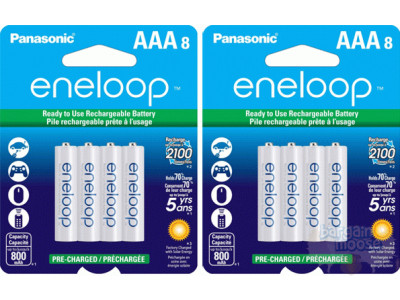 Panasonic Eneloop 8xAAA Rechargeable Batteries: Only $20.99 @ Amazon.ca
