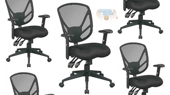 (Half Price) Mesh Multifunction Task Chair Now Only $100 & Free Shipping @ Staples.ca
