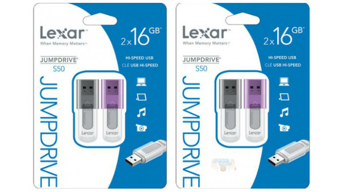 Walmart Canada: Lexar S50 16GB JumpDrive 2/Pak Only $10 *HOT*