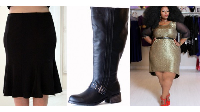 Flair Plus Size Skirt Was $69 | Now $34.50  & Free Shipping With Coupon Code @ Sexy Plus Clothing