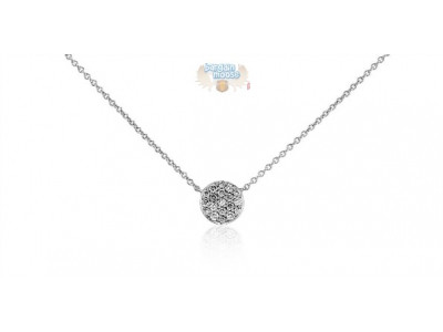 Blue Nile Exclusive Coupon Code: Mini Button Diamond Necklace Was $430 | Now $301 & Free Shipping
