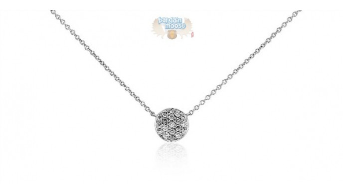 Blue Nile Exclusive Coupon Code: Mini Button Diamond Necklace Was $430 | Now $301 & Free Shipping