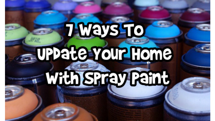 7 Ways To Update Your Home With Spray Paint