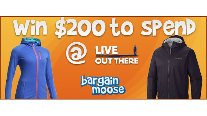 Bargainmoose Contest: Win $200 to Spend @ Live Out There Canada! (Contest Closed)