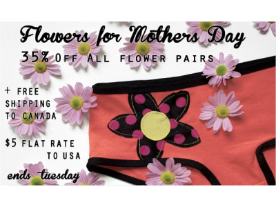 Candi Factory: Flowered Underwear Only $13 & Free Shipping ($23 Value)