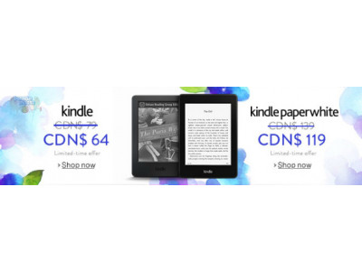 Amazon Canada: Kindle Was $79 | Now $64 & Free Shipping