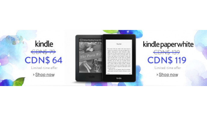 Amazon Canada: Kindle Was $79 | Now $64 & Free Shipping